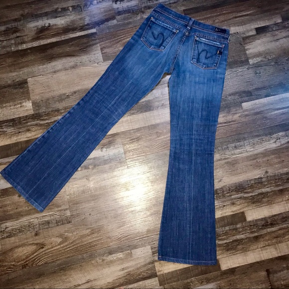 Y2K Fit&Flare Type Citizens of Humanity Light Blue Low-Rise Jeans - Picture 11 of 12